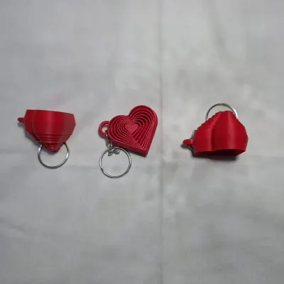 Image 2 : porte clé coeur flexible 💕