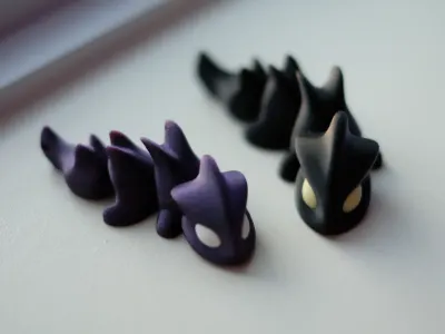 Porte-clés mini dragon articulé (photo 1)