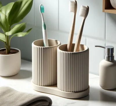 Porte-brosses à dents double (photo 4)