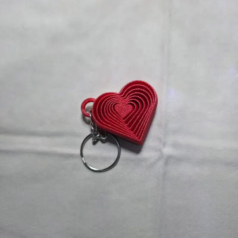 porte clé coeur flexible 💕