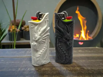 cage briquet Bic Dragon